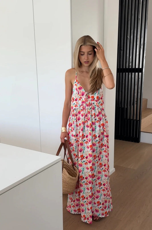 Mei / Vestido maxi floral