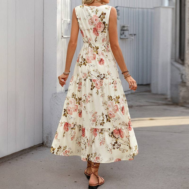 Evelyn / Vestido Floral Elegante de Calidad Premium