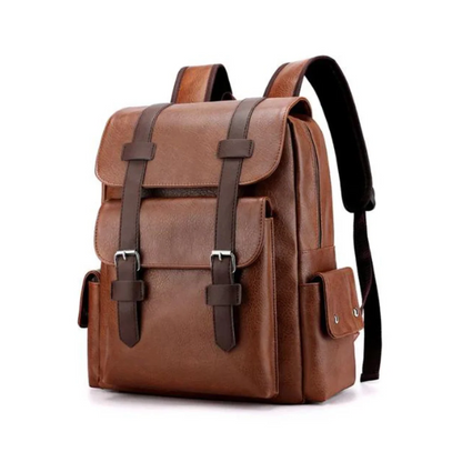 Mochila de Cuero Vintage Épica
