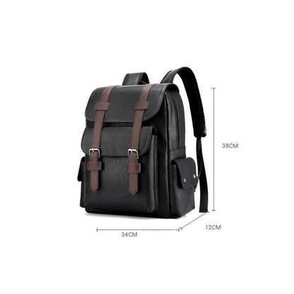 Mochila de Cuero Vintage Épica