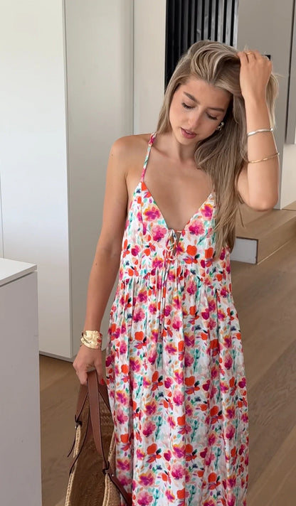 Mei / Vestido maxi floral