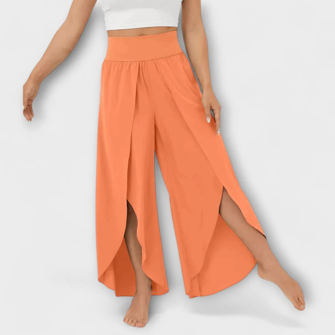 Liora / Pantalones de verano con shorts integrados