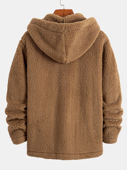 Bruno / Abrigo cómoda de felpa con capucha