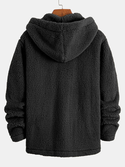 Bruno / Abrigo cómoda de felpa con capucha