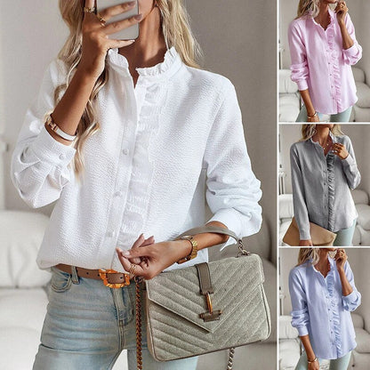 Alma / Blusa elegante con detalles románticos